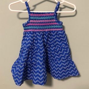☀️ Carters bright blue sleeveless summer dress ☀️